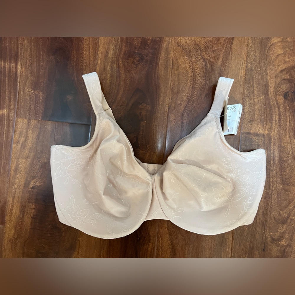 Lilyette by Bali Dream Jacquard Minimizer Bra Size 40DDD NWT style 0455